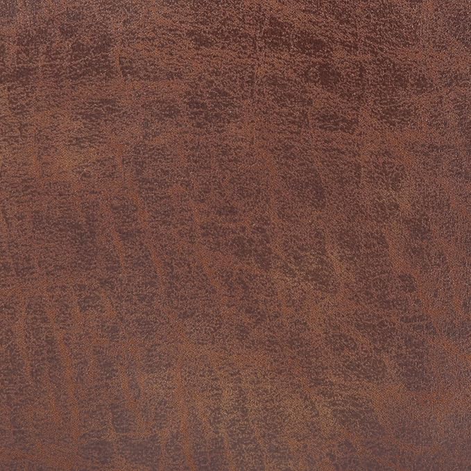 SIMPLIHOME Owen 36 inch Wide Mid Century Modern Square Coffee Table Storage Ottoman in Distressed Saddle Brown Vegan Faux Leather, Assembled, For the Living Room, Entryway and Family Room