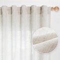 MYSKY HOME 90 Inches Long Linen Curtains by MYSKYHOME