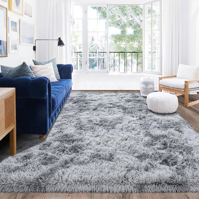 Rugs for Bedroom 4x6, Soft Shaggy Modern Shag Area Rug for Living Room - Image 4