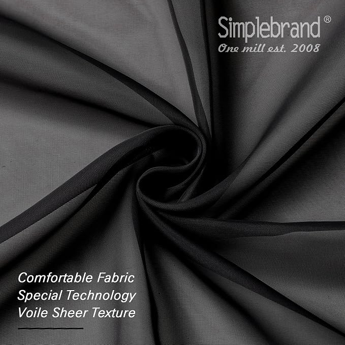 Simplebrand Black Tier Curtains - Image 6