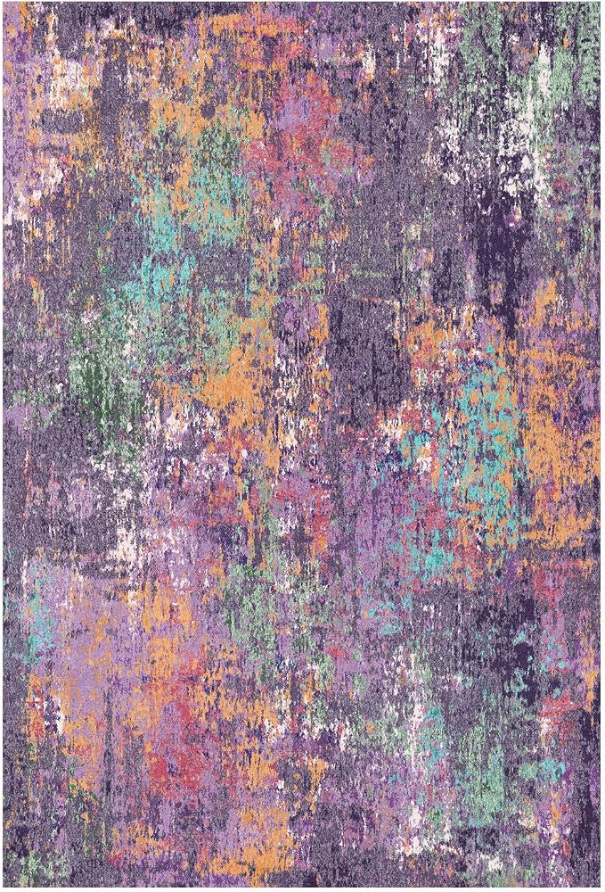 Washable Area Rugs 2'x10' Non-Slip Modern Abstract Soft - Image 9