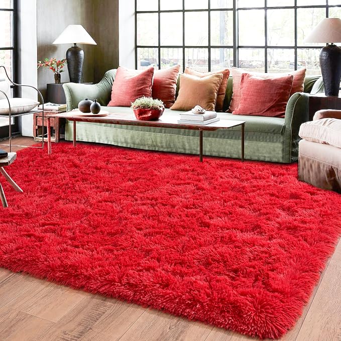 Rugs for Living Room 6x9, Soft Shaggy Modern Shag Area Rug for Bedroom - Image 7