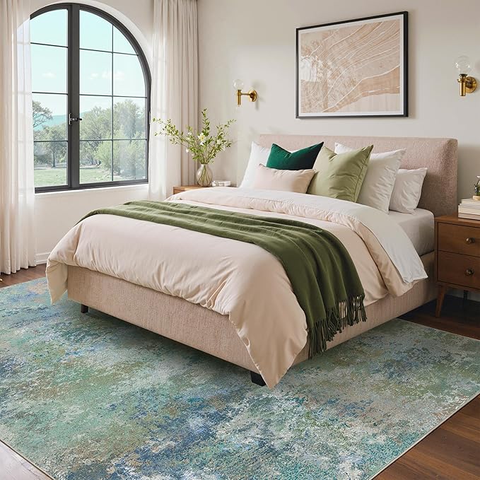 Area Rugs 6x9 for Living Room Bedroom, Modern Abstract Machine Washable Rug - Image 5