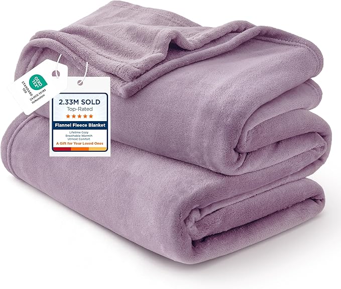 Bedsure GentleSoft Fleece Throw Blanket by BEDSURE