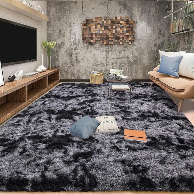 Tepook Soft Fluffy Rugs for Living Room, 5x7 Shaggy Area Rug for Bedroom - Image 3