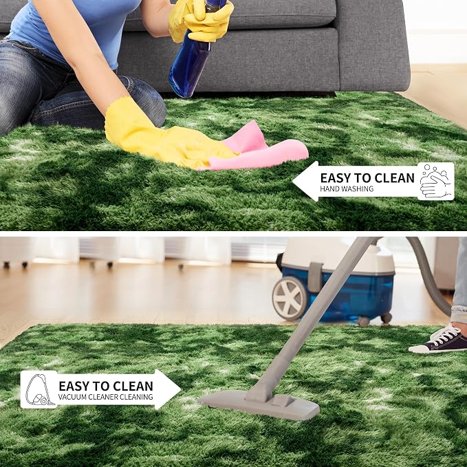 Tepook Soft Fluffy Rugs for Bedroom, 4x6 Area Rug for Living Room, Modern - Image 6