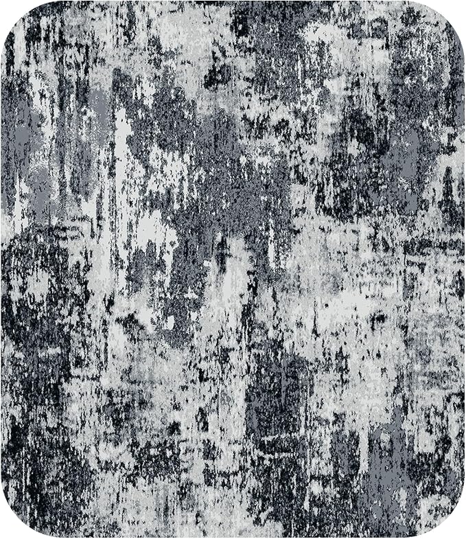 Washable Area Rugs 4ft Non-Slip Modern Abstract Soft - Image 8