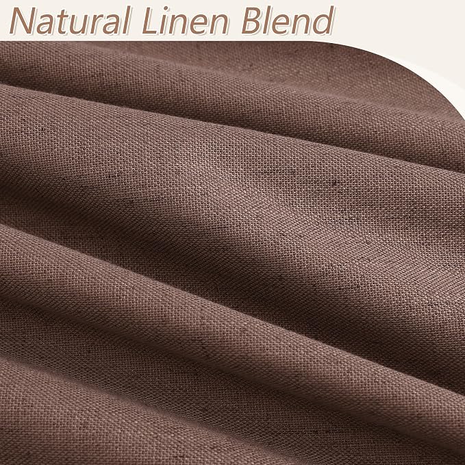 Guken 100% Blackout Curtains 120 Inch Length 2 Panels Set - Image 3