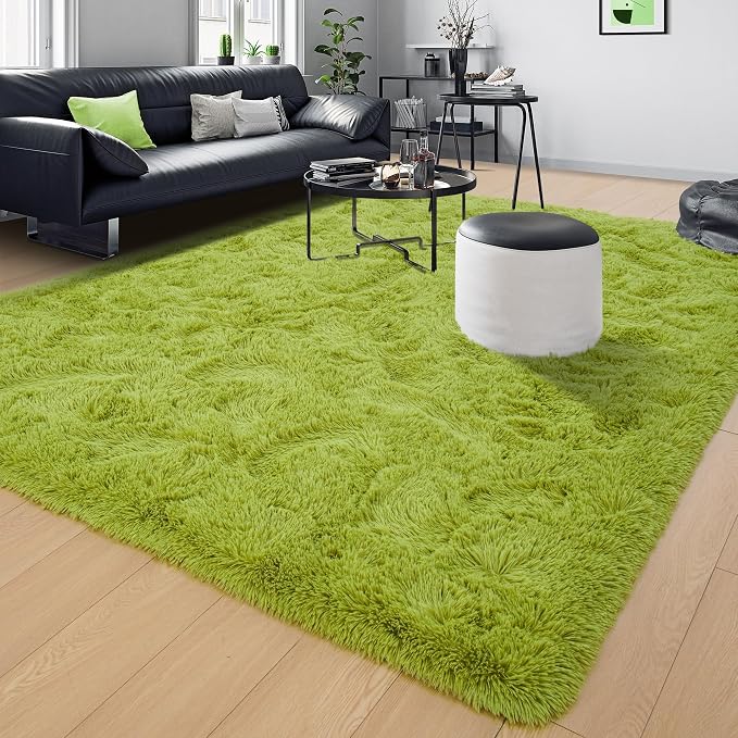 Tepook Fluffy Large Rugs for Living Room, Shag Area Rug 6x9 Soft Carpet for - Image 8