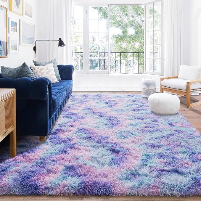 Rugs for Living Room 6x9, Soft Shaggy Modern Shag Area Rug for Bedroom - Image 6