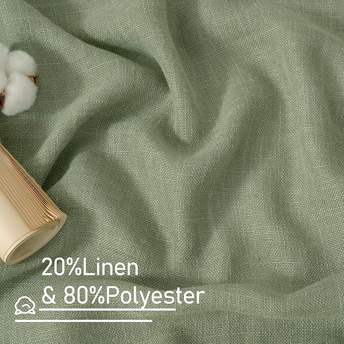 LAMIT Linen Blended Curtains 72 inch - Image 3
