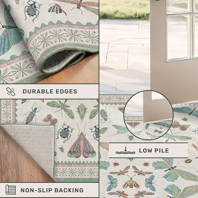 Hazo Haus Mint Green Washable Bathroom Rug - Image 5
