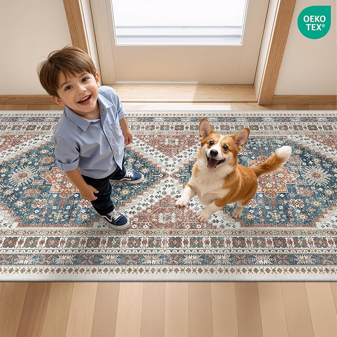 Carpet Runners for Hallway 12ft, Non-Slip Long Bathroom Rugs Runner for Kitchen - Image 9