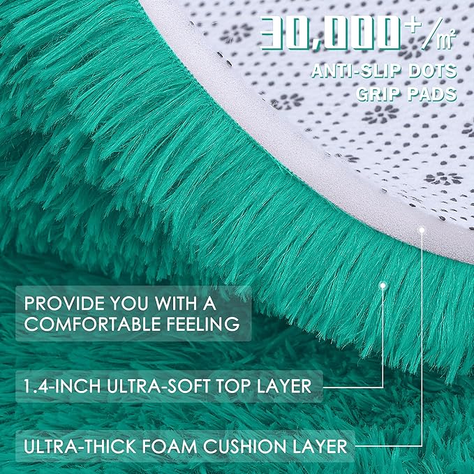 OLANLY 8x10 Machine Washable Large Area Rugs - Image 8