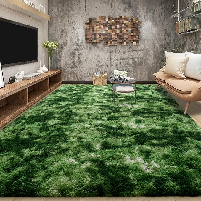 Tepook Fluffy Large Rugs for Living Room, Area Rug 6x9 Soft Carpet for Bedroom by Tepook