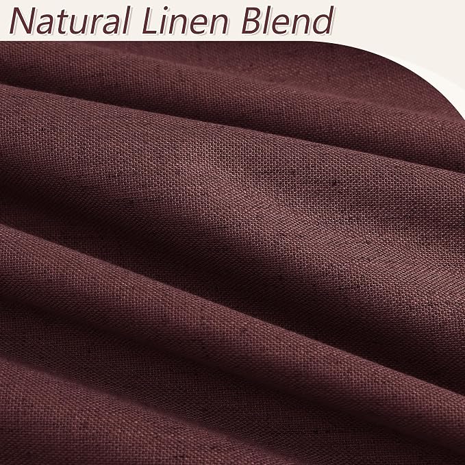 Guken 100% Blackout Curtains 102 Inch Length 2 Panels Set - Image 3