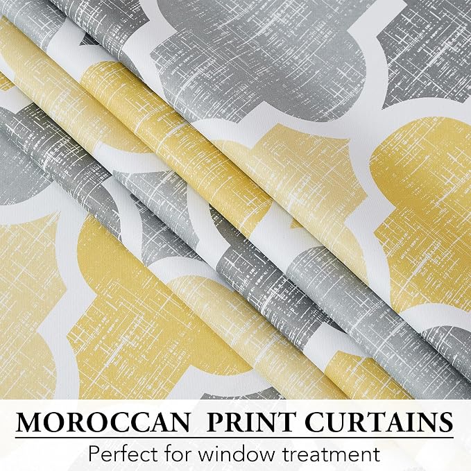 Beauoop 100% Blackout Curtains 96 Inches Long 2 Panels - Image 5