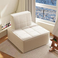 Bean Bag Chair,Accent Chair,Modular Sherpa Sofa Chair,Floor Sofa for Adults,Fireside Chair,Reading Chair for Living Room,Bedroom,Office,Beige