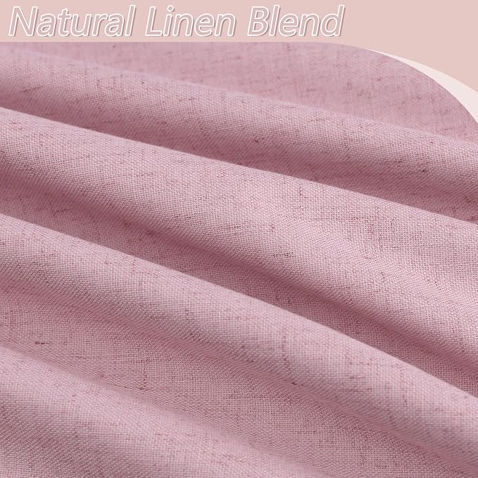 Guken 100% Blackout Curtains 84 Inch Length 2 Panels Set - Image 3