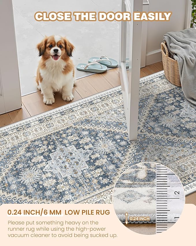 Entryway Rug - 2x3 Washable Rug Runner - Image 6