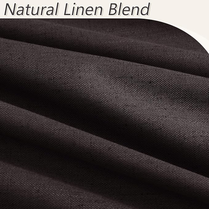 Guken 100% Blackout Curtains 84 Inch Length 2 Panels Set - Image 3