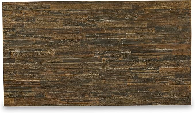 East West Furniture X677MZ650-6 6 Piece Kitchen Table Set Contains a Rectangle Dining Table and 4 Dark Gotham Grey Linen Fabric Parson Chairs with a Bench, 40x72 Inch, Multi-Color