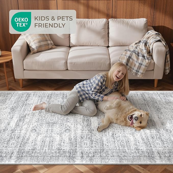3x16 Washable Runner Rug for Hallway, Non-Slip Long Hallway Runner for Entryway - Image 9
