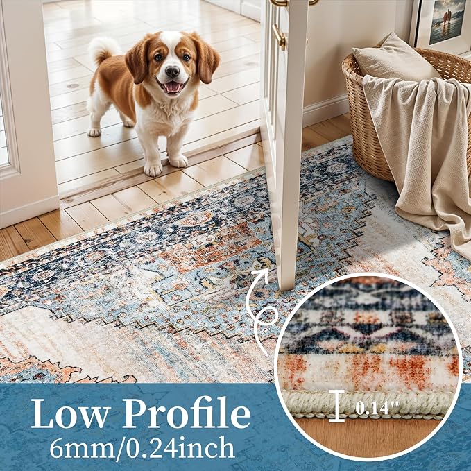TOPRUUG 3x4 Entryway Runner Rug - Image 9
