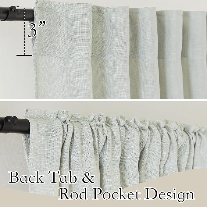 RYB HOME Semi Sheer Curtains - Image 3
