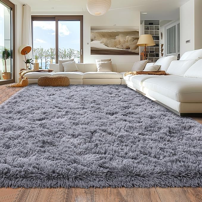 Rugs for Living Room 6x9, Soft Shaggy Modern Shag Area Rug for Bedroom - Image 7