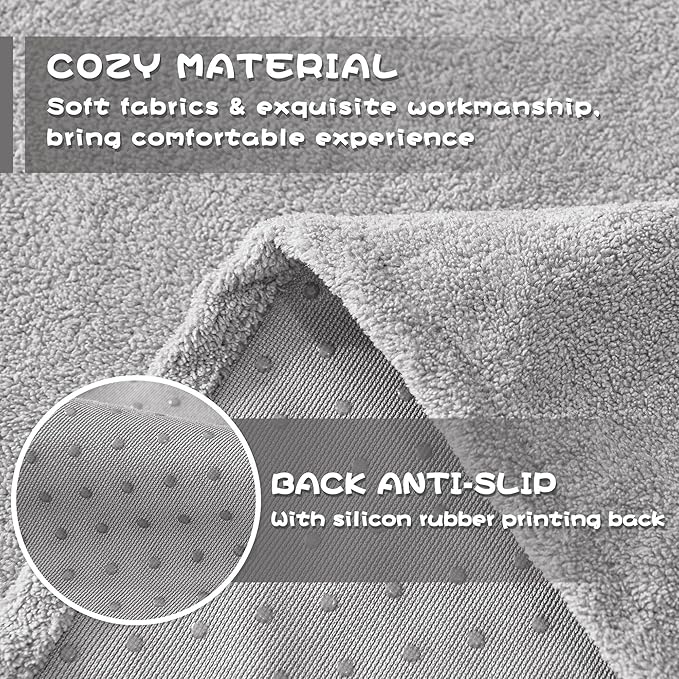 MYSKY HOME Couch Covers for 3 Cushion Couch Sofa Pet Friendly, Couch Cover for Sectional Sofa Furniture Protector Cover, Non Slip Sofa Cover, Sofa Covers Washable, 71"x118", Light Grey