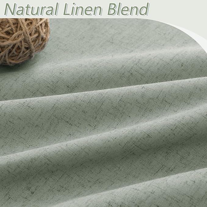 Guken 100% Blackout Curtains 96 Inch Length 2 Panels Set - Image 3
