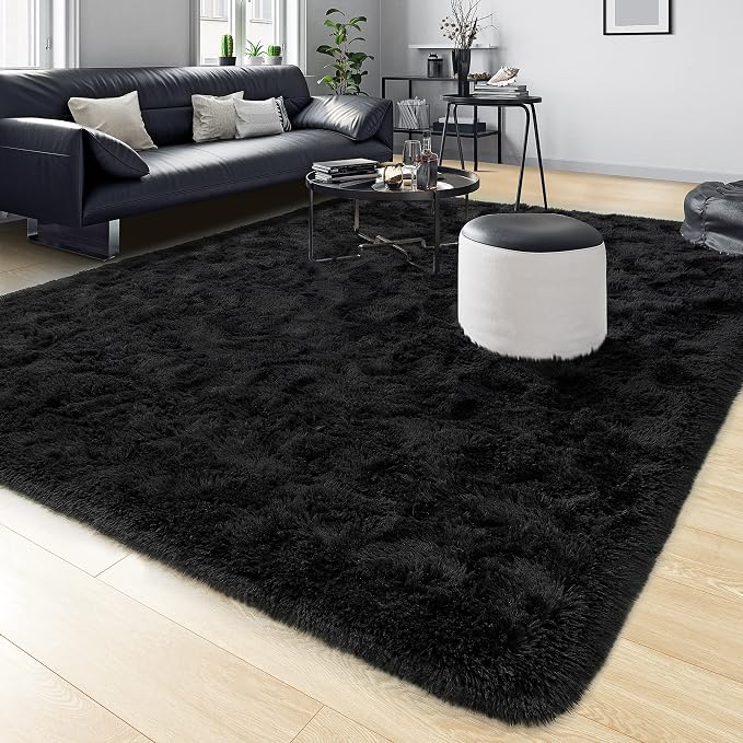 Tepook Fluffy Large Rugs for Living Room, Shag Area Rug 6x9 Soft Carpet for - Image 8
