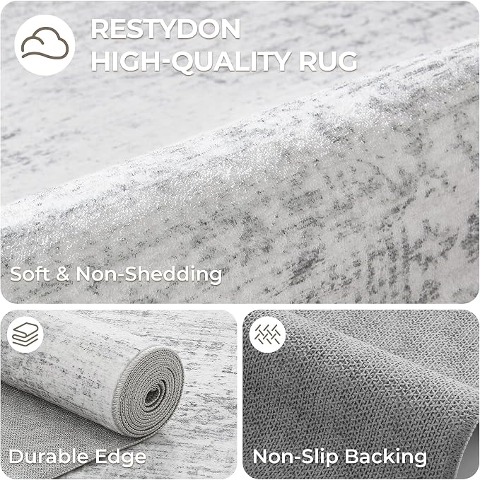 2x12 Runner Rug, Long Hallway Rugs - Image 7