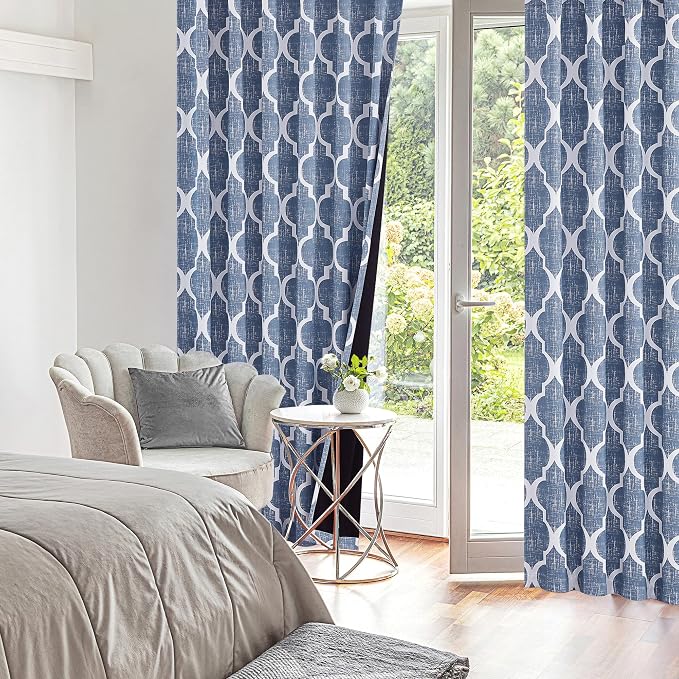 Beauoop 100% Blackout Curtains 96 Inches Long 2 Panels - Image 7
