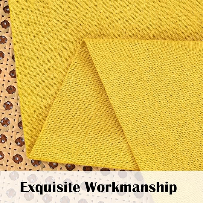 FRAMICS Farmhouse Cotton Linen Curtains - Image 7