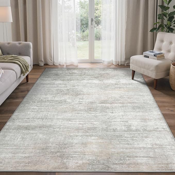 Area Rugs 8x10 for Living Room Bedroom, Modern Abstract Machine Washable Rug - Image 2