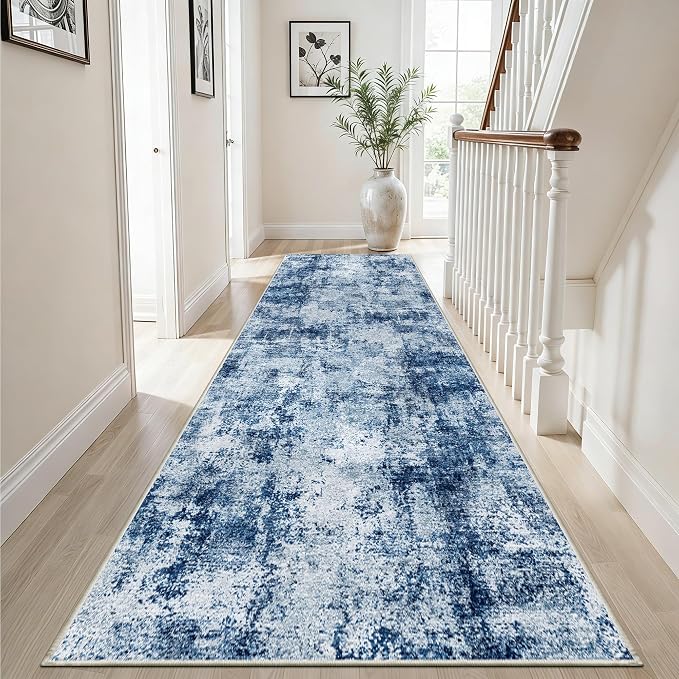 Hallway Runner Rug 2x8 Washable: Entryway Runners Rugs Non Slip Easy-to-Clean by WIEVEDENS