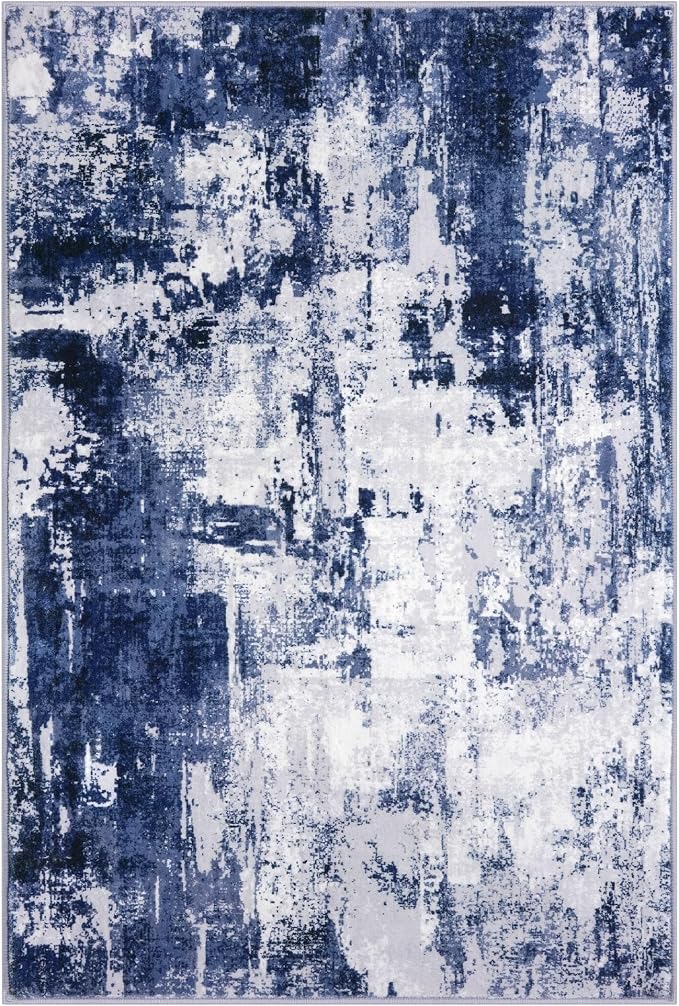 KOZYFLY Small Area Rug 2x3 Rug Entryway Rugs Indoor Non-Slip Modern Abstract - Image 8