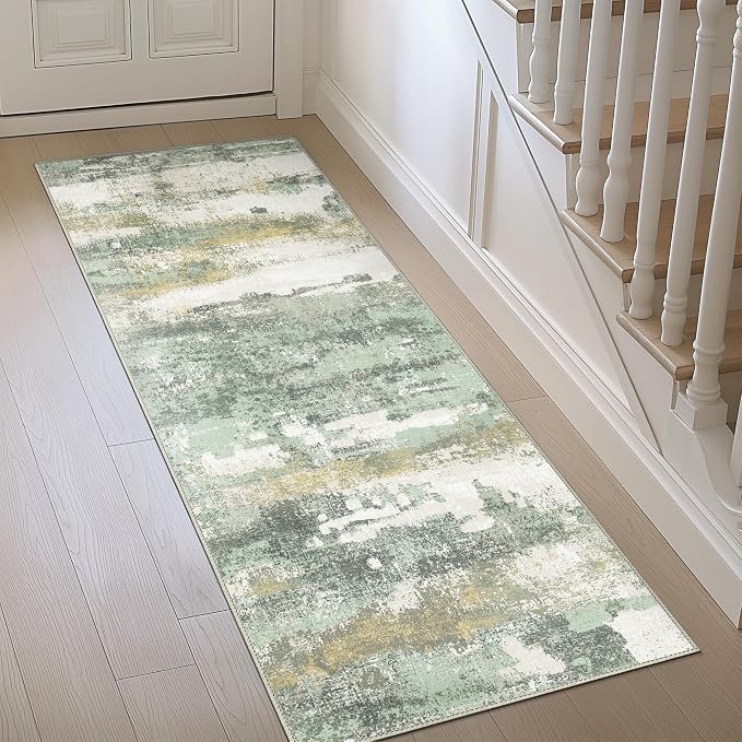 Runner Rug for Hallway Kitchen, 2x10 Machine Washable Runners Rug for Entryway - Image 3