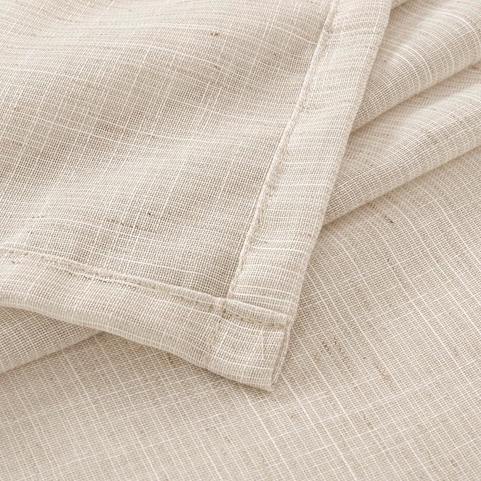 BGment Linen Curtains 84 Inch Length - Image 9