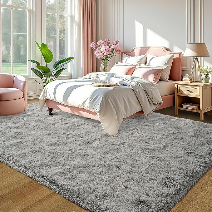LOCHAS Ultra Soft Indoor Modern Area Rugs Fluffy Living Room Carpets - Image 2