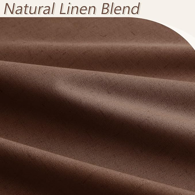 Guken 100% Blackout Curtains 96 Inch Length 2 Panels Set - Image 3