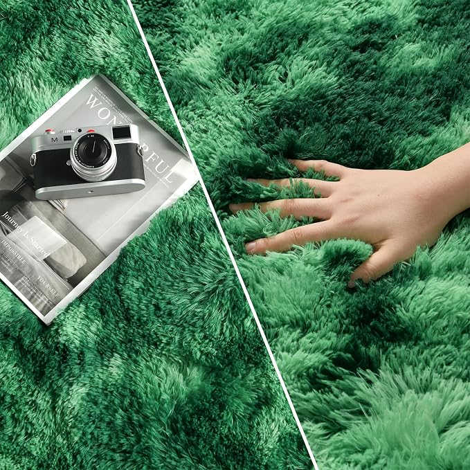 Deerhoo Large Shag Area Rugs 5 x 8, Plush Fuzzy Rugs - Image 3