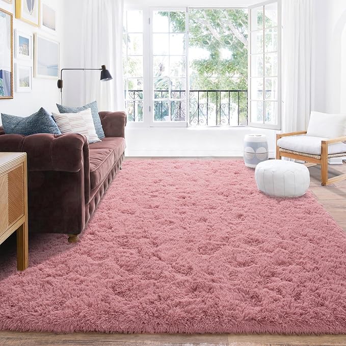 Rugs for Living Room 8x10, Soft Shaggy Modern Shag Area Rug for Bedroom - Image 8