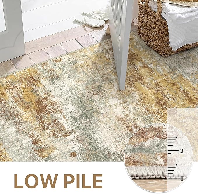 2x3 Rugs for Entryway Entrance Kitchen Bathroom, Machine Washable Modern - Image 7