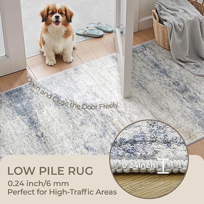 2x5 Rug Runner Washable for Entryway, Soft Bathroom Rugs - Image 6