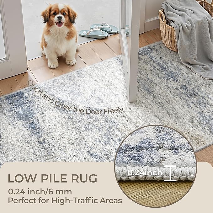 2x3 Washable Rug Runner for Bathroom, Soft Entryway Rug for Laundry Room - Image 6
