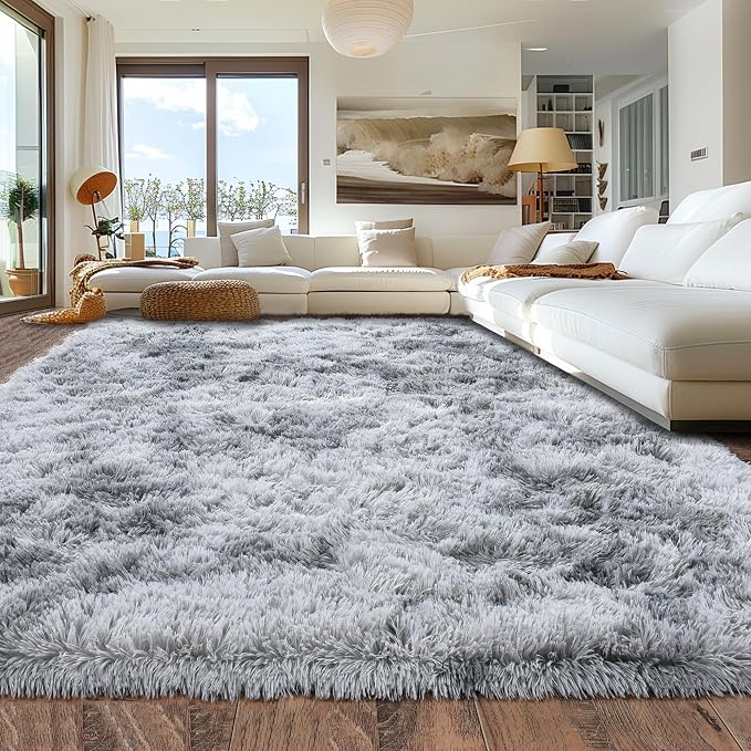 Rugs for Living Room 8x10, Soft Shaggy Modern Shag Area Rug for Bedroom - Image 7