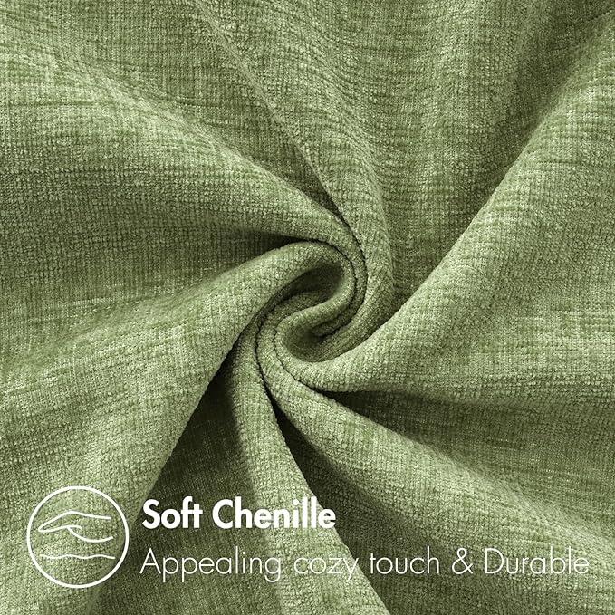 MIULEE Pack of 2 Couch Throw Pillow Covers 20x20 Inch Spring Soft Sage Green - Image 2